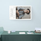 Eenvoudige herdenkingsfoto spandoek (Beurs)