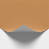 Eenvoudige herfst effen kleur effen pastel koper cadeaupapier (Hoek)