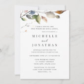 Eenvoudige herfst laat bijbelvers Christelijke bru Kaart (Voorkant)