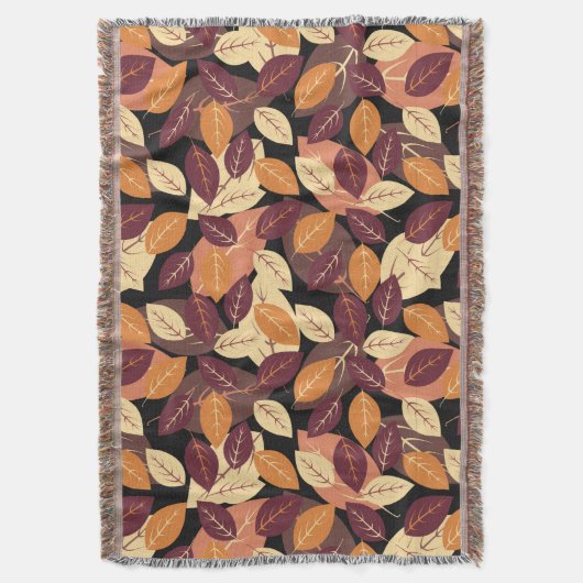 Eenvoudige herfst laat donker deken (Voorkant Verticaal)
