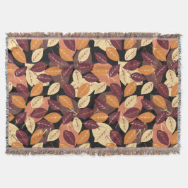 Eenvoudige herfst laat donker deken