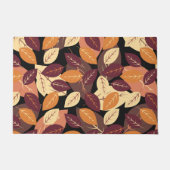 Eenvoudige herfst laat donker deurmat (Voorkant)