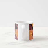 Eenvoudige herfst laat donker espresso kop (Achterkant)