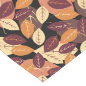 Eenvoudige herfst laat donker korte tafelloper (Hoek)