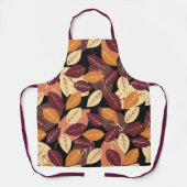 Eenvoudige herfst laat donker schort (Voorkant)