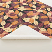 Eenvoudige herfst laat donker sherpa deken (3/4)