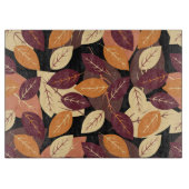 Eenvoudige herfst laat donker snijplank (Voorkant)