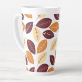 Eenvoudige herfst laat latte Mok over (Linkerhoek)