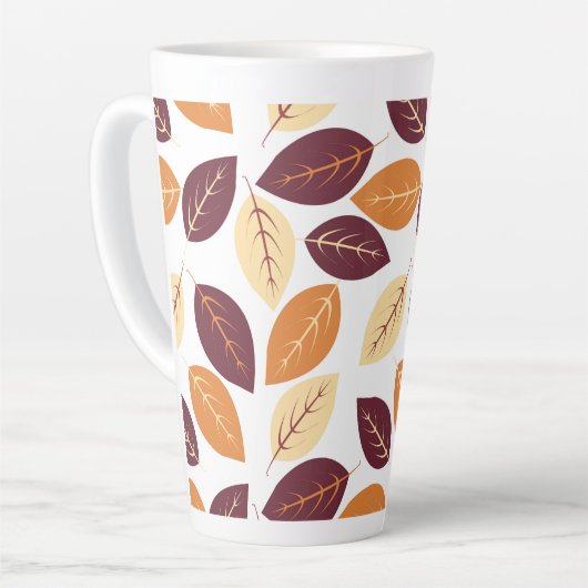 Eenvoudige herfst laat latte Mok over (Linkerhoek)