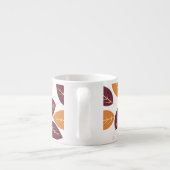 Eenvoudige herfst leest Espresso Cup Kop (Achterkant)