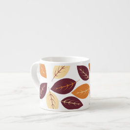 Eenvoudige herfst leest Espresso Cup Kop