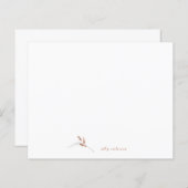 Eenvoudige Herfst minimalistische afvulaanvraag Aa (Voorkant / Achterkant)