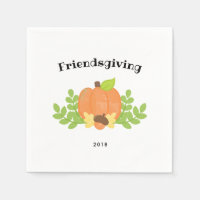 Eenvoudige Herfst pompoen Friendsgiving Diner