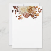 Eenvoudige Herfst slaat de datum op Save The Date (Achterkant)