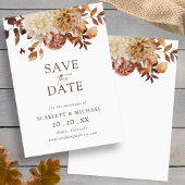 Eenvoudige Herfst slaat de datum op Save The Date