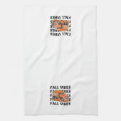 Eenvoudige Herfst thema pompoen | Schattigee Herfs Theedoek (Verticaal)