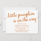 Eenvoudige Herfst | Verbrand Sinaasappel Little Pu Kaart (Voorkant)