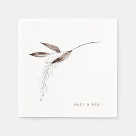 Eenvoudige Herfst-weddenschap-namen Cocktail Servet