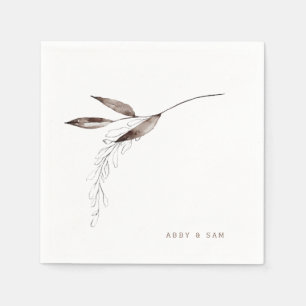 Eenvoudige Herfst-weddenschap-namen Cocktail Servet