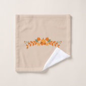 Eenvoudige herfstvulling bad handdoek (Wasdoekje)