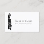 Eenvoudige Herinnering voor afspraak met chiroprac Afsprakenkaartje (Voorkant)