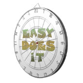 Eenvoudige herstelsoftware Slogan Quote Groene Gol Dartbord (Voorkant Rechts)