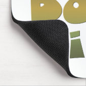 Eenvoudige herstelsoftware Slogan Quote Groene Gol Muismat (Hoek)