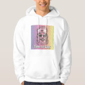 Eenvoudige hippie hoodie (Voorkant)