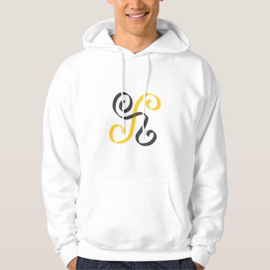 Eenvoudige hodie hoodie (Voorkant)