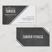 EENVOUDIGE HOEK moderne tekst minimaal trendy krij Visitekaartje (Voorkant / Achterkant)