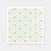Eenvoudige holiday Snowflake Pattern Classy Servet (Voorkant)