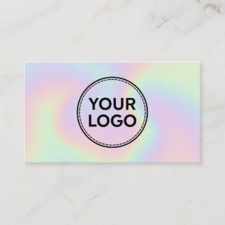 Eenvoudige holografische aangepaste logo voor elke visitekaartje