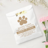 Eenvoudige hond behandelt ingrediënten voor uw Log Bedankzakje (Gezegeld)