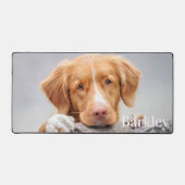 Eenvoudige hond foto gepersonaliseerd schattig hui bureaumat (Voorkant)