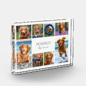 Eenvoudige Hond Pet Fotocollage Fotoblokken (Links)