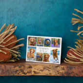 Eenvoudige Hond Pet Fotocollage Fotoplaat (Zijkant)