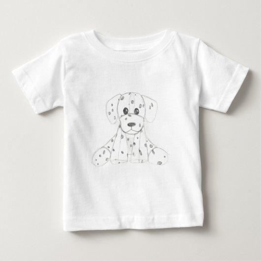 eenvoudige hondendoodle voor kinderen zwart-wit da (Voorkant)
