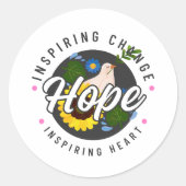 Eenvoudige hoop inspirerende Sticker (Voorkant)