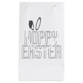 Eenvoudige Hoppy Easter Pun Typografie | Cadeautas (Voorkant)