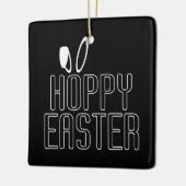 Eenvoudige Hoppy Easter Pun Typografie | ORNAMENT (Links)