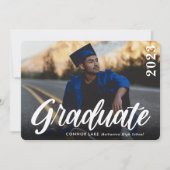 Eenvoudige horizontale foto 2023 Graduation Party Kaart (Voorkant)