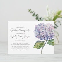 Eenvoudige Hortensia Levensviering Funeral