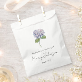 Eenvoudige Hortensia Zaad pakket Begrafenis  Bedankzakje