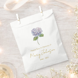Eenvoudige Hortensia Zaad pakket Begrafenis  Bedankzakje