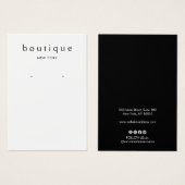 Eenvoudige houder van de Kaart voor wit oorscherm (Voorkant /achterkant)