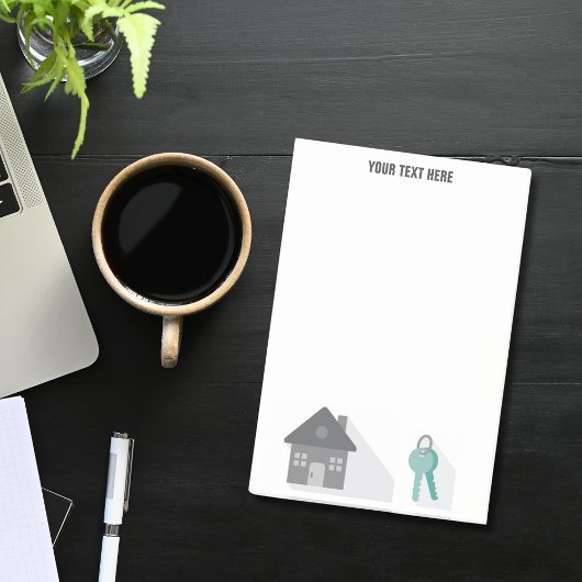 Eenvoudige House Keys Real Estate Agent Post-it® Notes