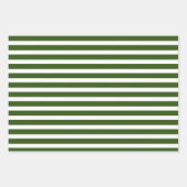 Eenvoudige Hunter Green White-kerstbomen gemengd Inpakpapier Vel (Voorkant 3)