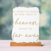 Eenvoudige huwelijksgeheugentafel acryl bord (Neutraal)