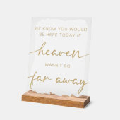 Eenvoudige huwelijksgeheugentafel acryl bord (Hoek)