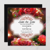 Eenvoudige Huwelijkskaart 'Save the Date' Save The Date (Voorkant / Achterkant)